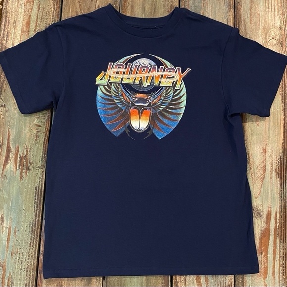 Journey NWT T Shirt, Retro Live Tour Concerts, Men’s, Navy Blue, Medium - Picture 6 of 7